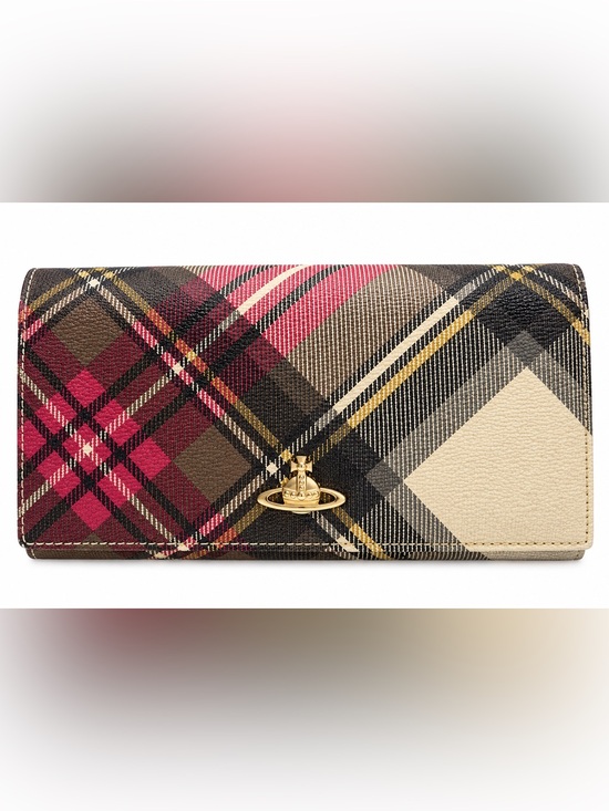 Vivienne Westwood Handbags - Vivienne Westwood Plaid Leather Wallet